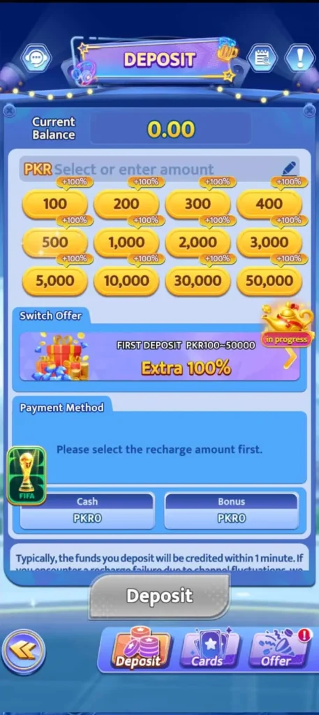 Yogame Deposit
